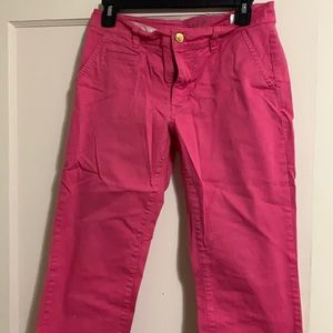 Pink capri jeans